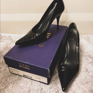 Stuart Weitzman Black Patent Heels